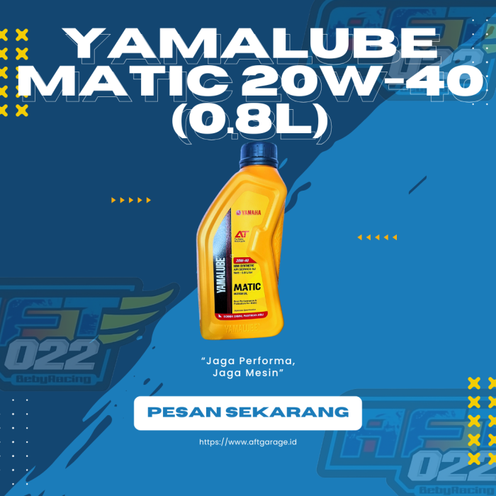 Yamalube Matic 20W-40 (0.8L)