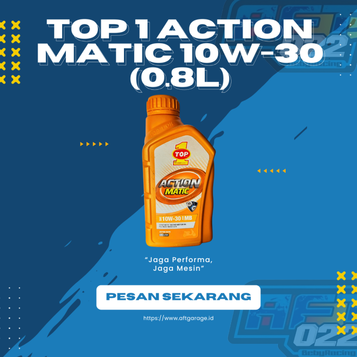 Top 1 Action Matic 10W-30 (0.8L)
