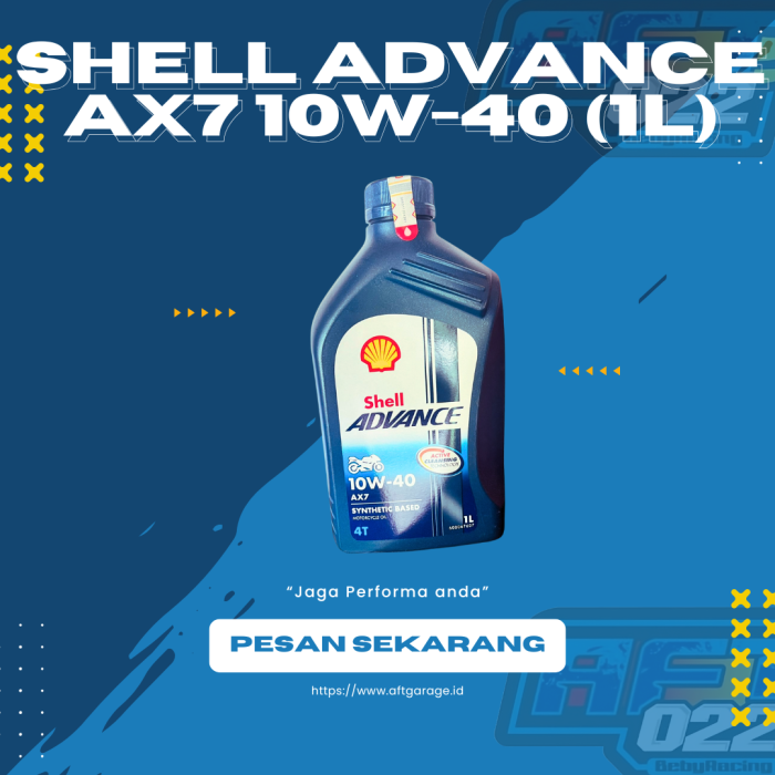 Shell Advance AX7 10W-40 (1L)