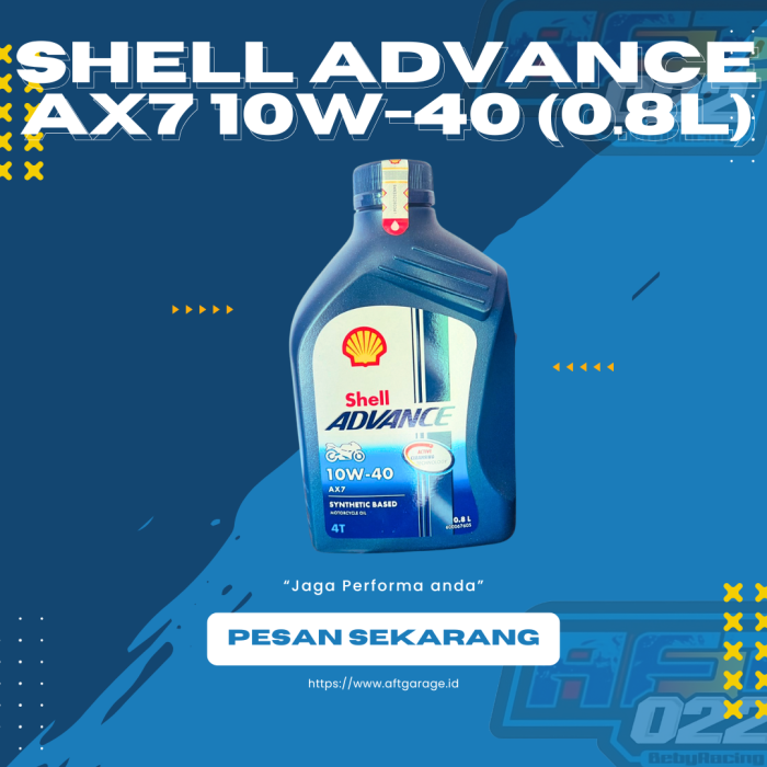 Shell Advance AX7 10W-40 (0.8L)