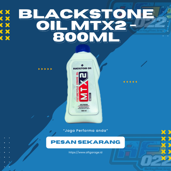 Blackstone Oil MTX2 - Oli Motor 800ml