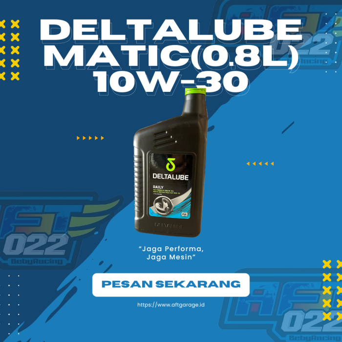 Oli Motor Matic Deltalube 10w-30 (0.8L)