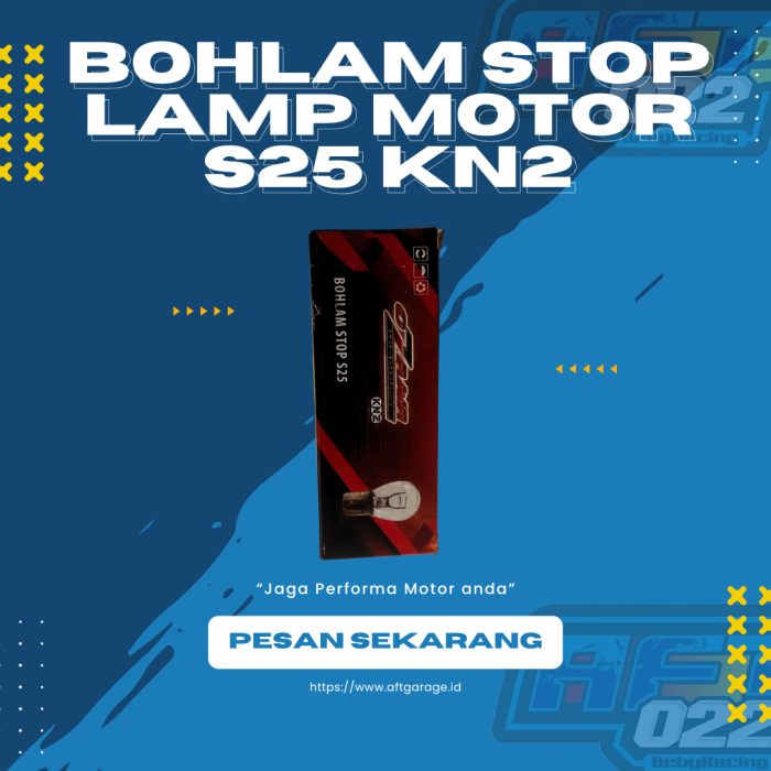 Bohlam Stop Lamp Motor S25 KN2